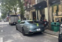 Aston Martin Rapide AMR Limited Edition Spotted on Vietnamese Roads