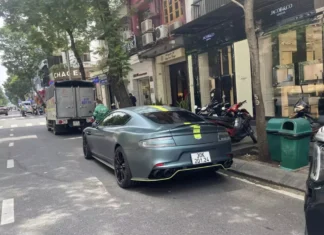 Aston Martin Rapide AMR Limited Edition Spotted on Vietnamese Roads