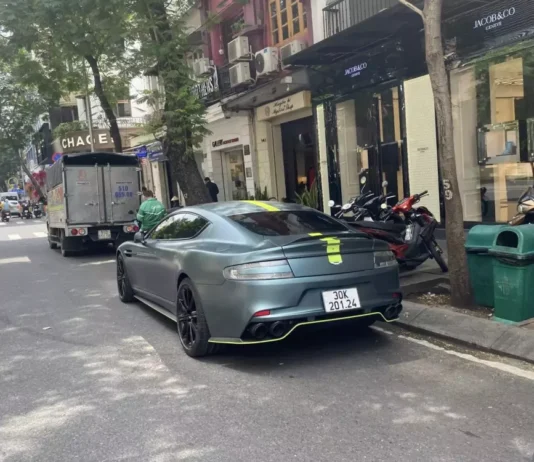 Aston Martin Rapide AMR Limited Edition Spotted on Vietnamese Roads
