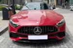 Exclusive Close-Up: Rare Red Mercedes-AMG SL43 Convertible – Vietnam’s Most Affordable Drop-Top Luxury