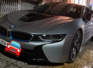 “Rare Sighting: Pristine BMW i8 Hybrid Sports Car Spotted – New Models Over 8 Billion VND, Pre-Owned Near 2 Billion VND”