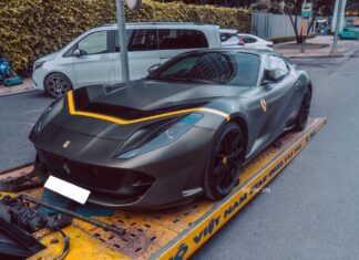 Exclusive First Look: Ferrari 812 GTS with Ultra-Rare Atelier Exterior Package in Vietnam