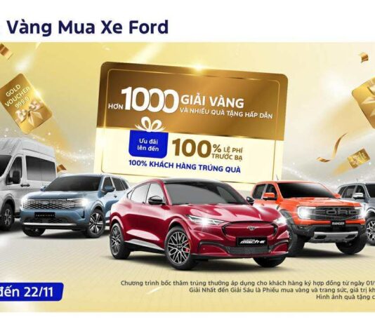 “Golden Opportunity to Buy a Ford” – Win Gold Prizes and Exciting Gifts Worth Over 7 Billion Dong
