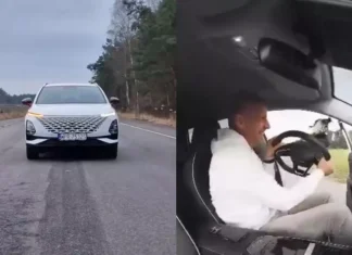 Journalist’s Shocking Steering Wheel Stunt on Omoda C5 Goes Viral, Prompting Official Response