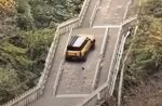 Chinese SUV Nearly Plunges Down Mountain During “Heaven’s Gate” Climb Challenge