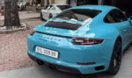 Ultra-Rare Porsche 911 GTS 991.2 in Vietnam Sports License Plate from a Brand-New Toyota Innova
