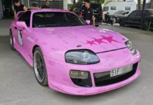 Revived Charm: 4th Gen Toyota Supra Returns to Ho Chi Minh City with Adorable Makeover