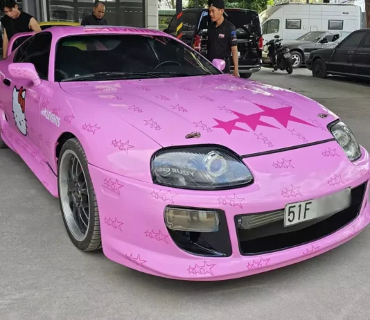 Revived Charm: 4th Gen Toyota Supra Returns to Ho Chi Minh City with Adorable Makeover