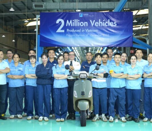 Piaggio Vietnam Celebrates 2 Million Vehicles Produced at Phú Thọ Factory