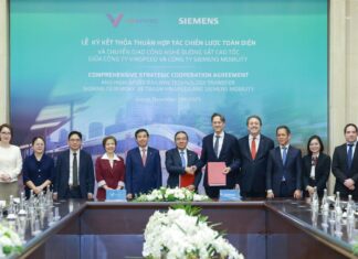 VinSpeed and Siemens Mobility Sign Comprehensive Strategic Partnership for High-Speed Rail Development