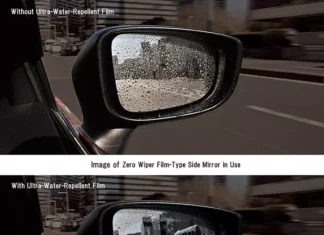 This Tiny Film Can Solve Foggy Rearview Mirrors During Rainy Days