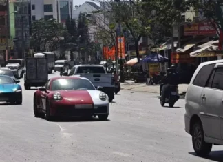 Luxury Supercar Convoy from Ho Chi Minh City to Da Lat for Lunar New Year Spring Celebration
