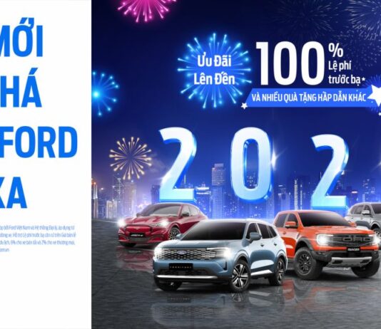 Ford Vietnam Offers 100% Registration Fee Waiver on Multiple Vehicles in January 2026