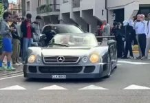 The World’s Only Left-Hand Drive Mercedes-Benz CLK GTR Roadster Reemerges, Once Nearly Owned by the Prince of Brunei