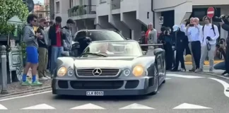 The World’s Only Left-Hand Drive Mercedes-Benz CLK GTR Roadster Reemerges, Once Nearly Owned by the Prince of Brunei