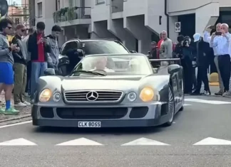 The World’s Only Left-Hand Drive Mercedes-Benz CLK GTR Roadster Reemerges, Once Nearly Owned by the Prince of Brunei