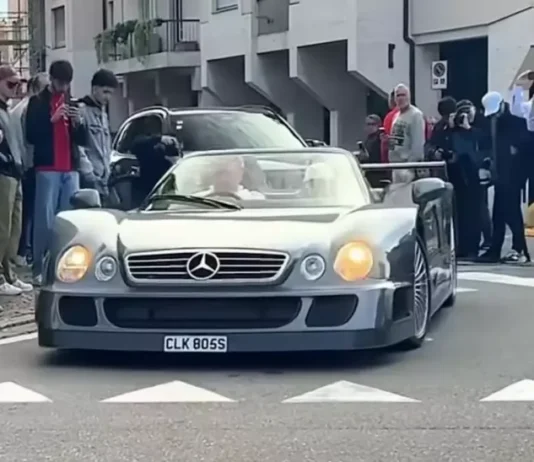 The World’s Only Left-Hand Drive Mercedes-Benz CLK GTR Roadster Reemerges, Once Nearly Owned by the Prince of Brunei