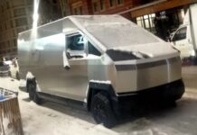 Cybertruck-Inspired Van Truck Stirs Sensation in Russia