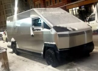 Cybertruck-Inspired Van Truck Stirs Sensation in Russia