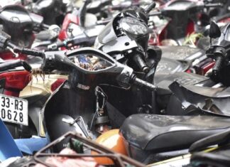 Ho Chi Minh City Auctions Over 24,000 Seized Motorcycles as Scrap Metal