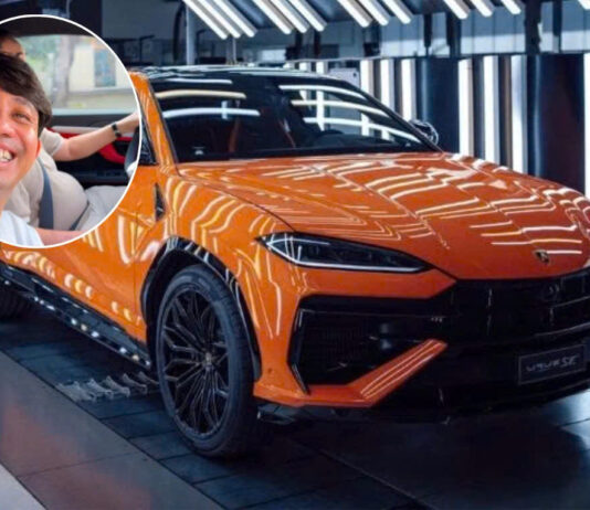 Minh Nhá»±a Takes the Wheel of Lamborghini Urus SE with His Father, Subtly Confirming the Addition of a Hybrid Masterpiece to His Collection