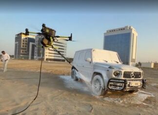 Revolutionizing Car Care: Drone Technology for Effortless Vehicle Washing