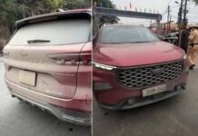 Ford Territory Driver Fined $1,000 and Penalized 6 License Points for Deliberately Obscuring License Plate with Mud